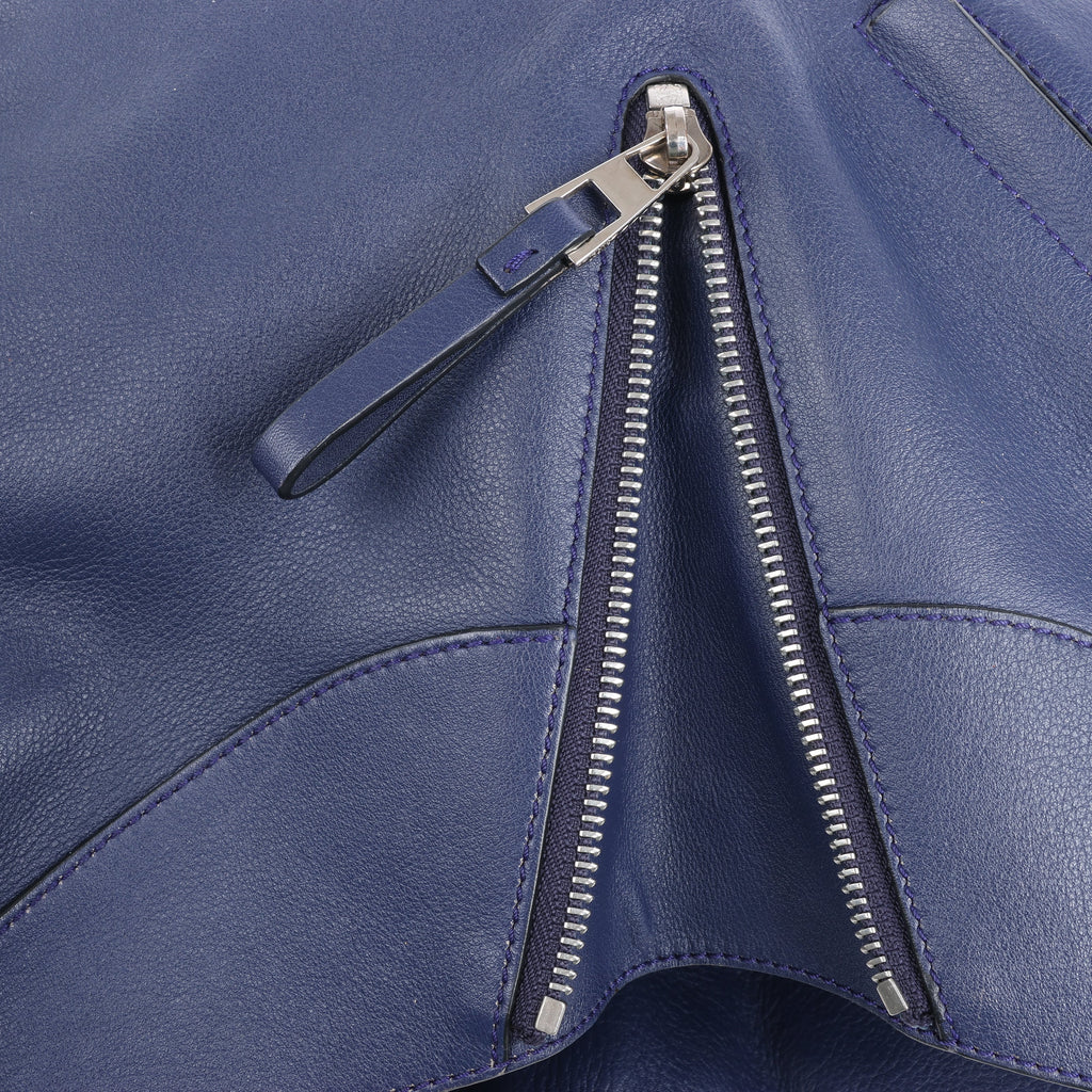 LOEWE Hammock Small Leather 2Way Handbag in Navy Blue
