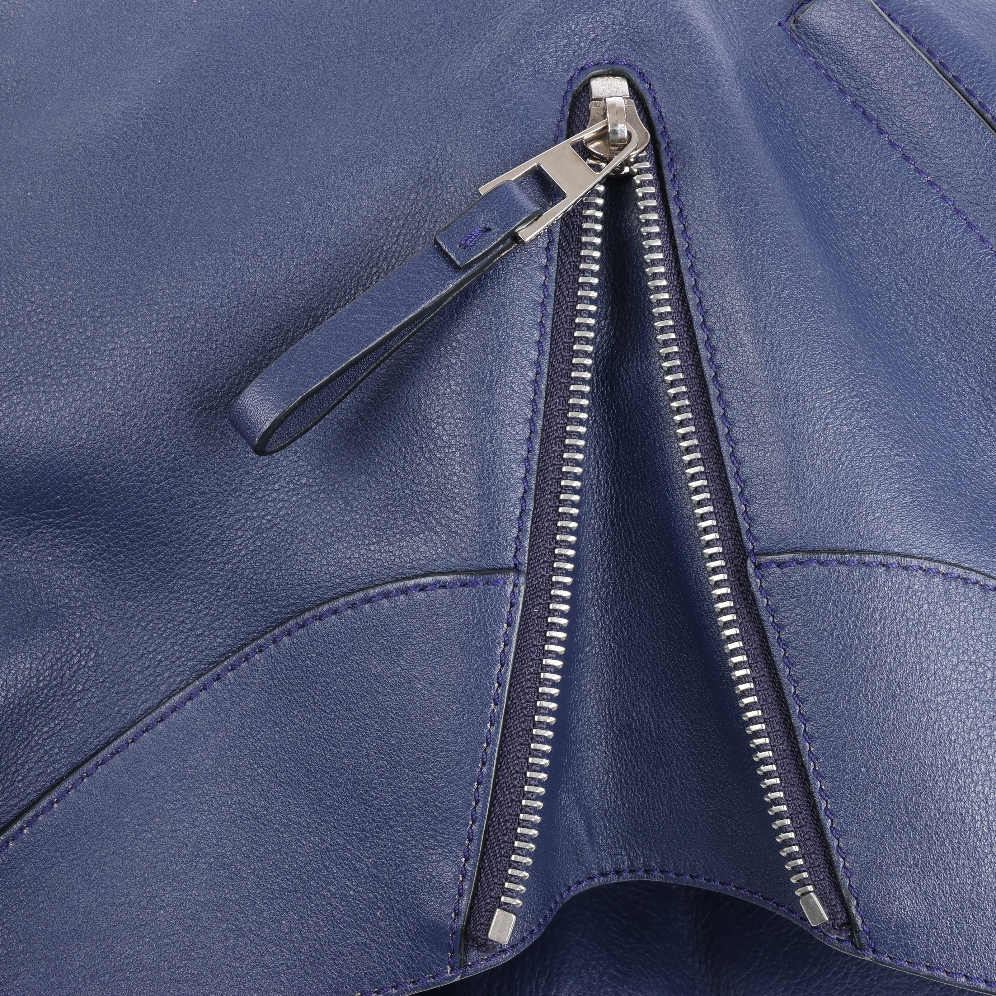 LOEWE Hammock Small Leather 2Way Handbag in Navy Blue