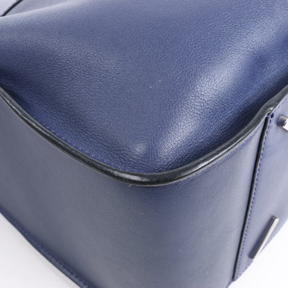 Petit sac à main bidirectionnel en cuir LOEWE Hammock, bleu marine