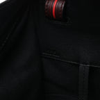 LOEWE Hammock Small Leather 2Way Handbag in Black x Red