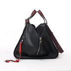 LOEWE Hammock Small Leather 2Way Handbag in Black x Red