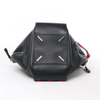 LOEWE Hammock Small Leather 2Way Handbag in Black x Red