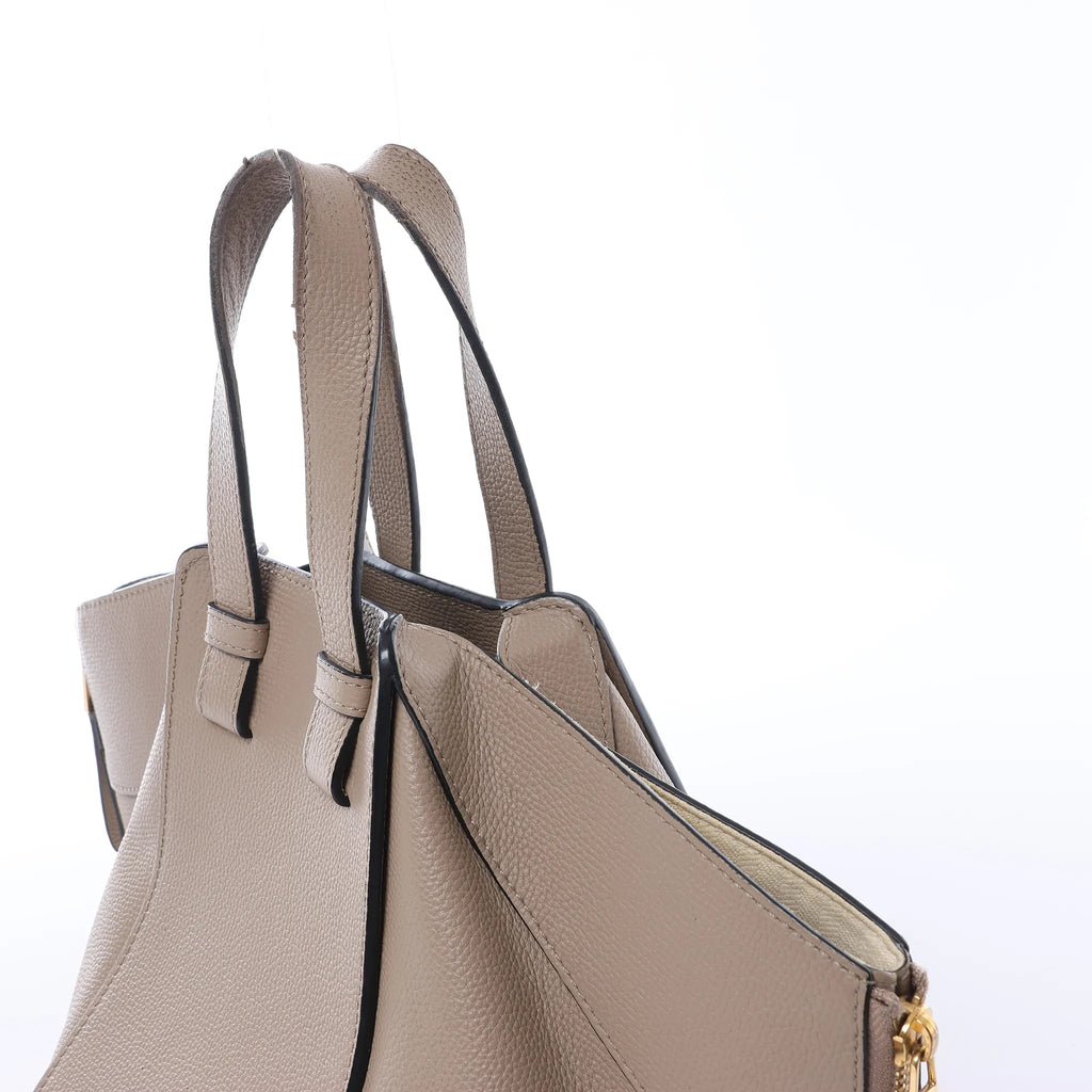 LOEWE Hammock Small Leather 2Way Handbag in Beige