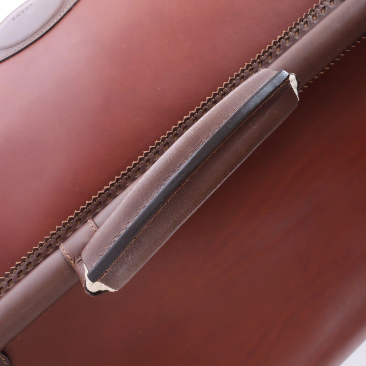 Loewe Vintage Leather Travel Bag in Brown
