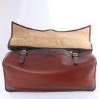 Loewe Vintage Leather Travel Bag in Brown