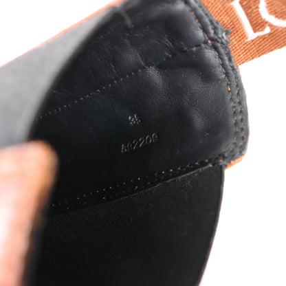 Loewe Chelsea Leather Ankle Boots in Brown 592209, Size 38 EU