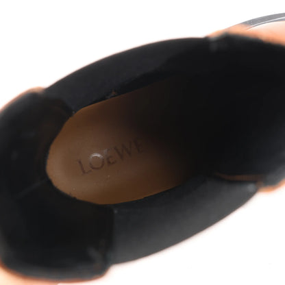 Loewe Chelsea Leather Ankle Boots in Brown 592209, Size 38 EU