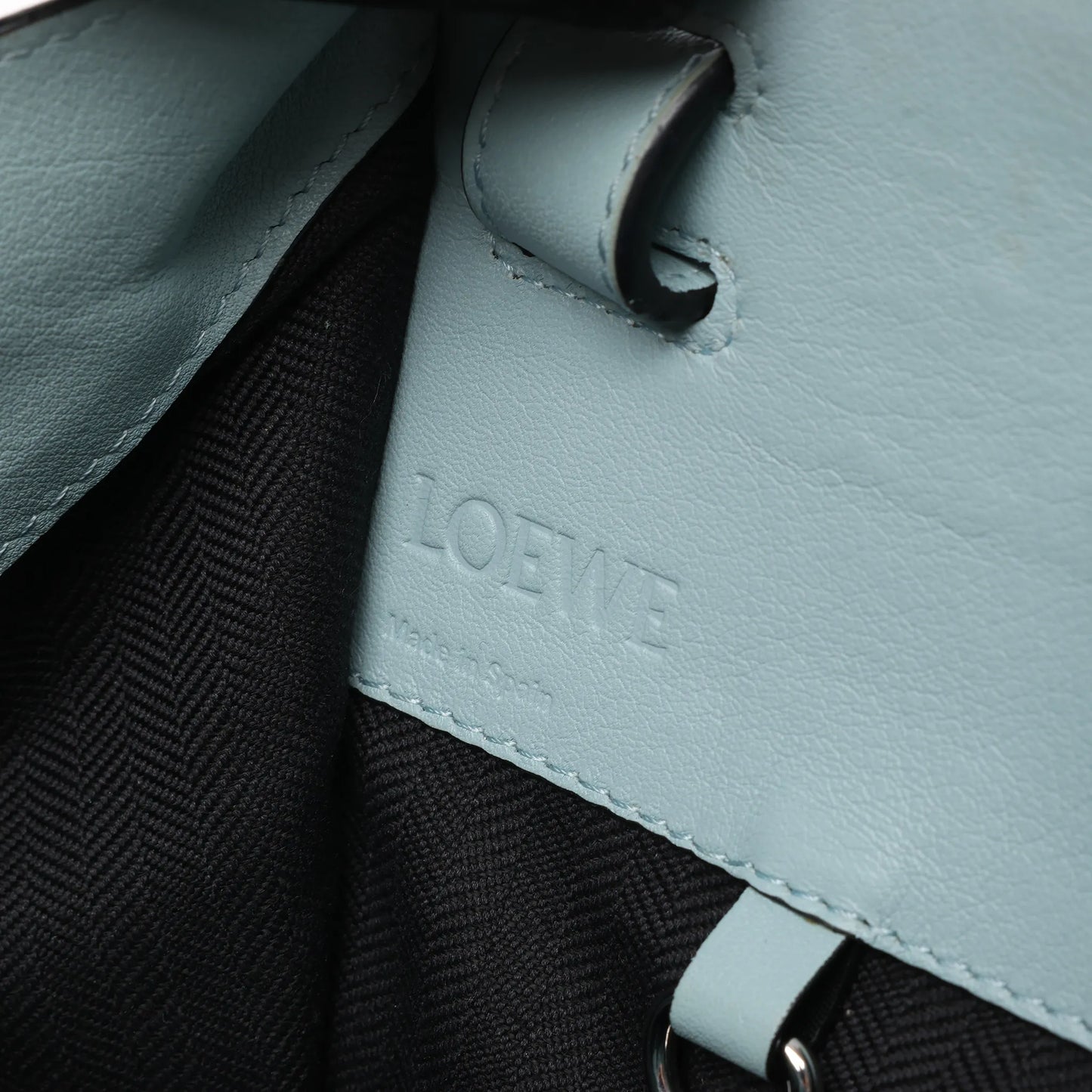 LOEWE Hammock Small Leather 2Way Handbag in Light Blue