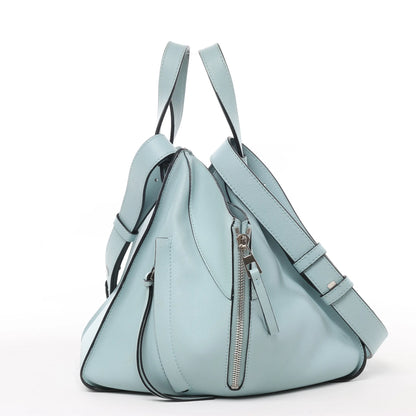 LOEWE Hammock Small Leather 2Way Handbag in Light Blue