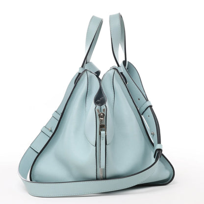 LOEWE Hammock Small Leather 2Way Handbag in Light Blue