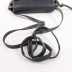 LOEWE Gate Mini Leather Crossbody Bag in Navy Blue