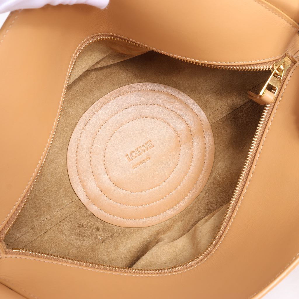 LOEWE Paseo Leather 2Way Handbag in Beige