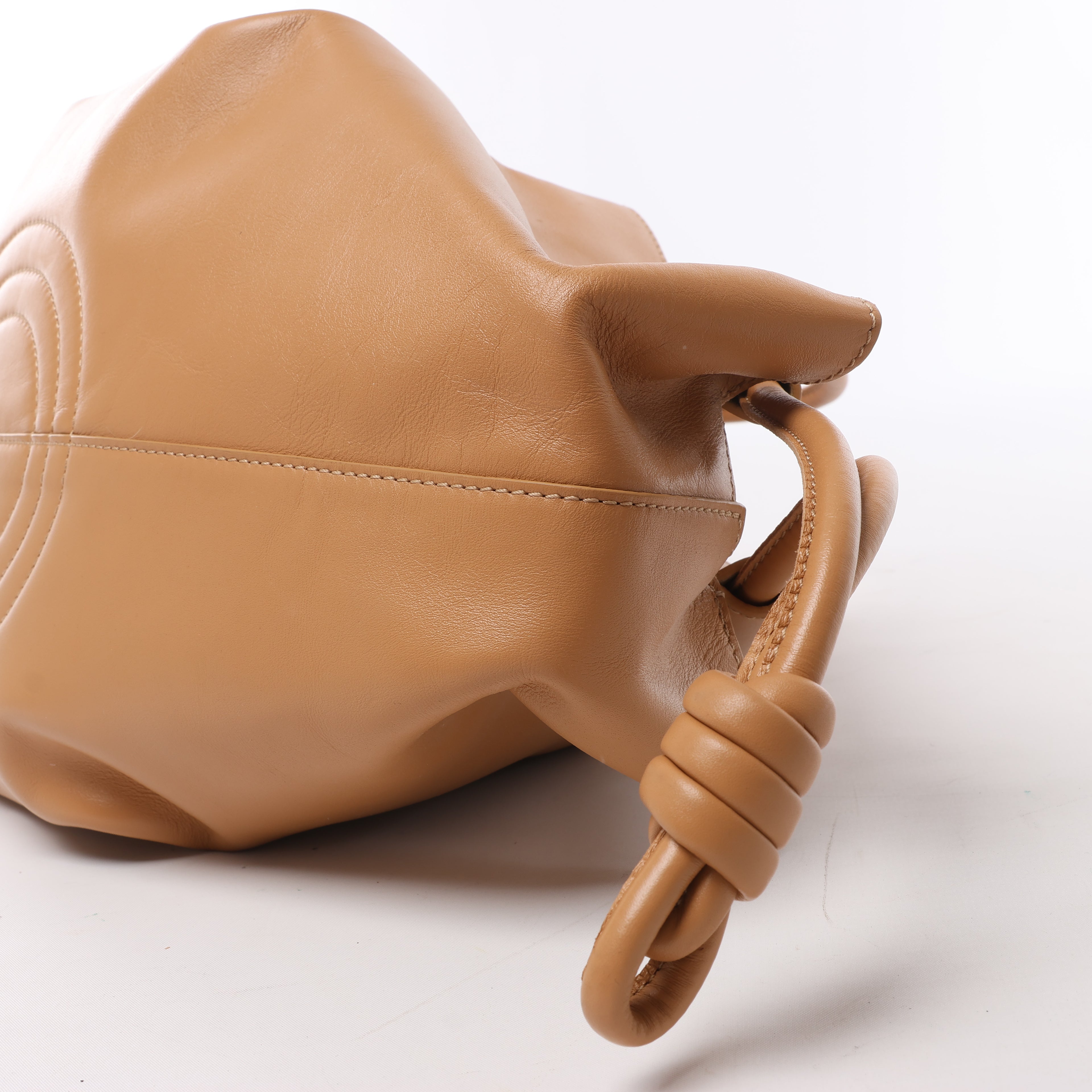 LOEWE Paseo Leather 2Way Handbag in Beige