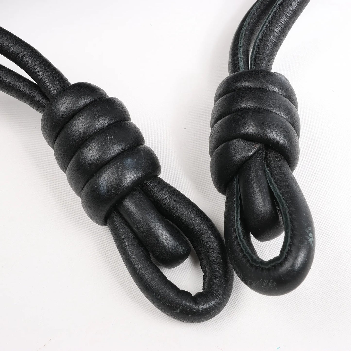 LOEWE Puffy Yago Leather x Nylon Backpack in Black x Brown