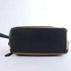 Loewe Puzzle Bag Small Leather 2 Way Handbag in Black x pink