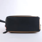 Loewe Puzzle Bag Small Leather 2 Way Handbag in Black x pink