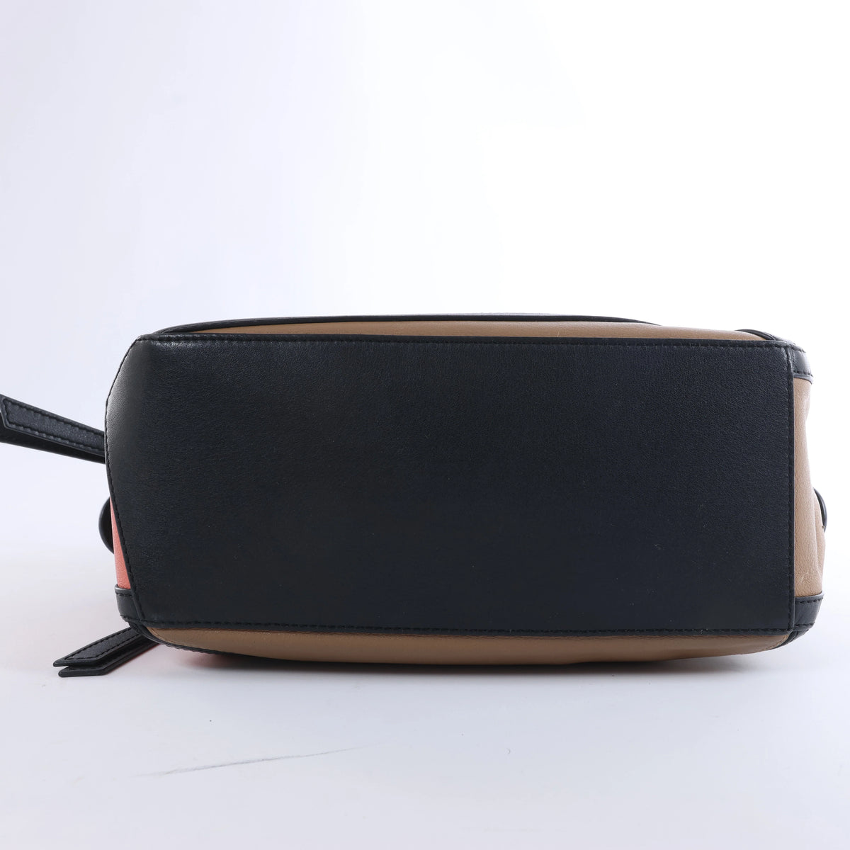 Loewe Puzzle Bag Small Leather 2 Way Handbag in Black x pink