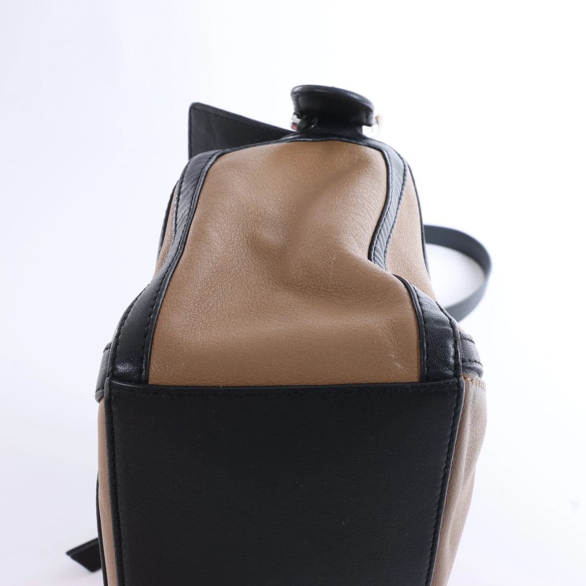 Loewe Puzzle Bag Small Leather 2 Way Handbag in Black x pink