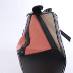 Loewe Puzzle Bag Small Leather 2 Way Handbag in Black x pink