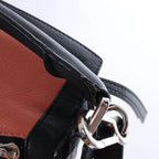 Loewe Puzzle Bag Small Leather 2 Way Handbag in Black x pink