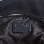 Loewe Puzzle Bag Small Leather 2 Way Handbag in Black x pink