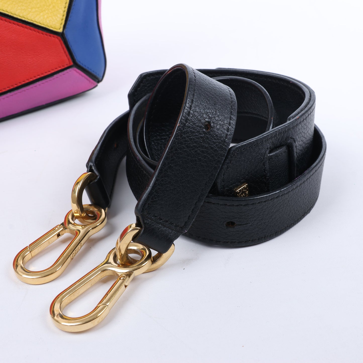 LOEWE Puzzle Leather Small 2Way Handbag in Multicolor