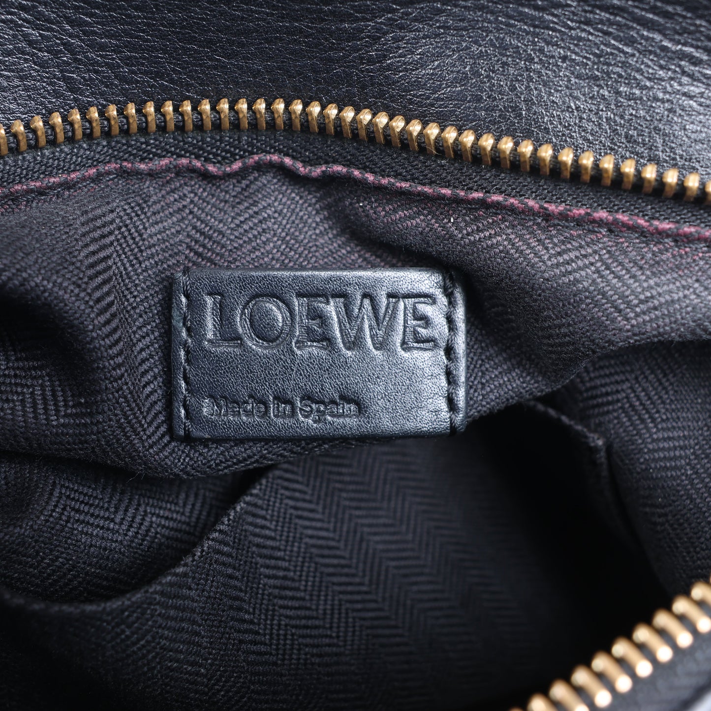 Petit sac à main 2 voies en cuir Puzzle LOEWE multicolore