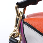 LOEWE Puzzle Leather Small 2Way Handbag in Multicolor