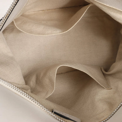 LOEWE Puzzle Medium Leather 2Way Handbag in White