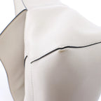 LOEWE Puzzle Hobo Leather Shoulder Bag in White