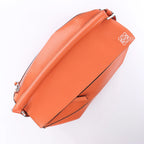 LOEWE Puzzle Large Leather 2Way Handbag in Orange