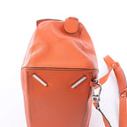 LOEWE Puzzle Large Leather 2Way Handbag in Orange