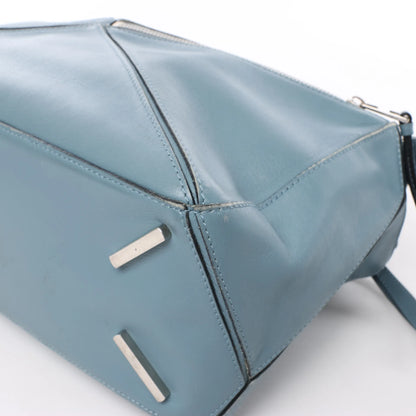 LOEWE Puzzle Medium Leather 2Way Handbag in Blue