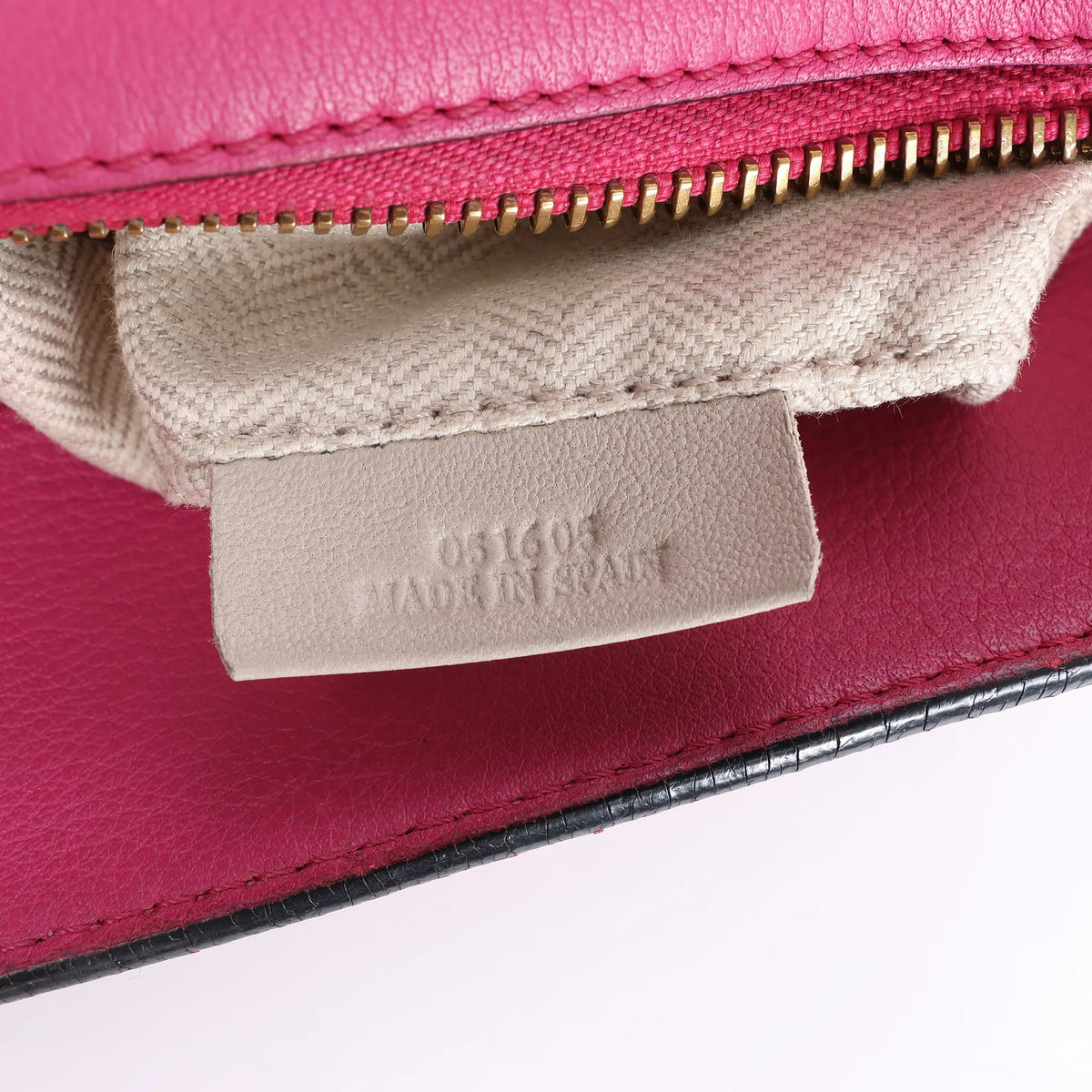 LOEWE Puzzle Small Leather 2Way Handbag in Pink
