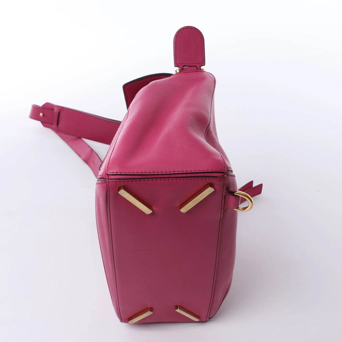 LOEWE Puzzle Small Leather 2Way Handbag in Pink