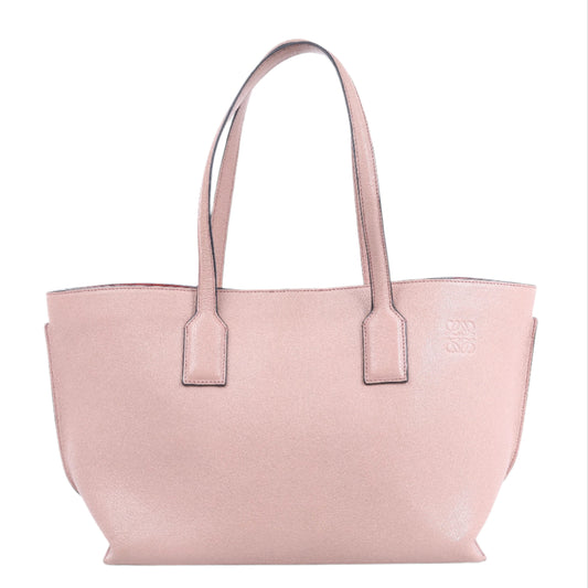 Sac à bandoulière en cuir LOEWE T shopper rose