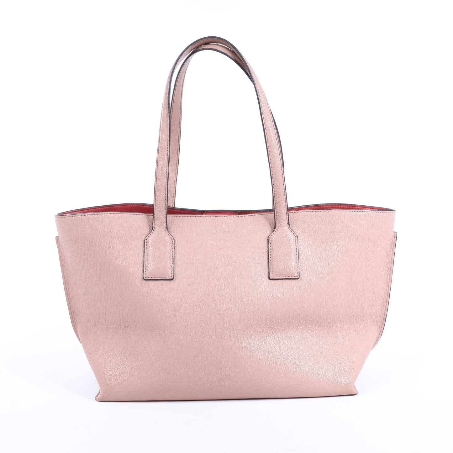 LOEWE T shopper Leather Shoulder Bag in Pink