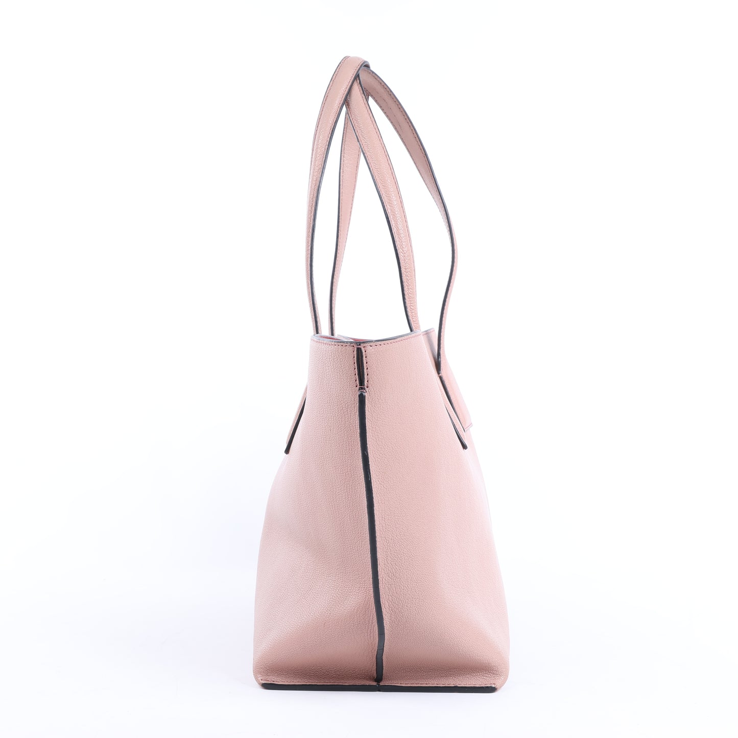 LOEWE T shopper Leather Shoulder Bag in Pink