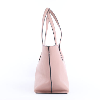 LOEWE T shopper Leather Shoulder Bag in Pink