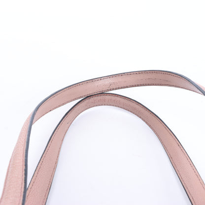 LOEWE T shopper Leather Shoulder Bag in Pink