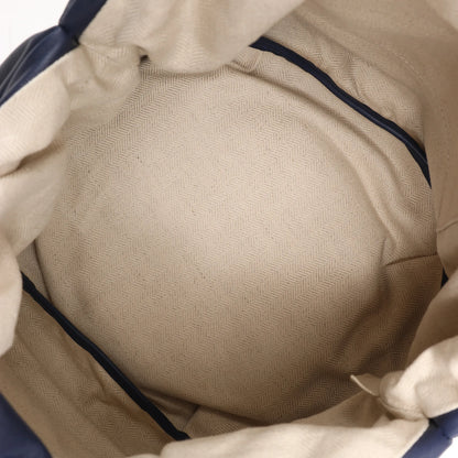 Sac à main en cuir LOEWE Bounces bleu marine