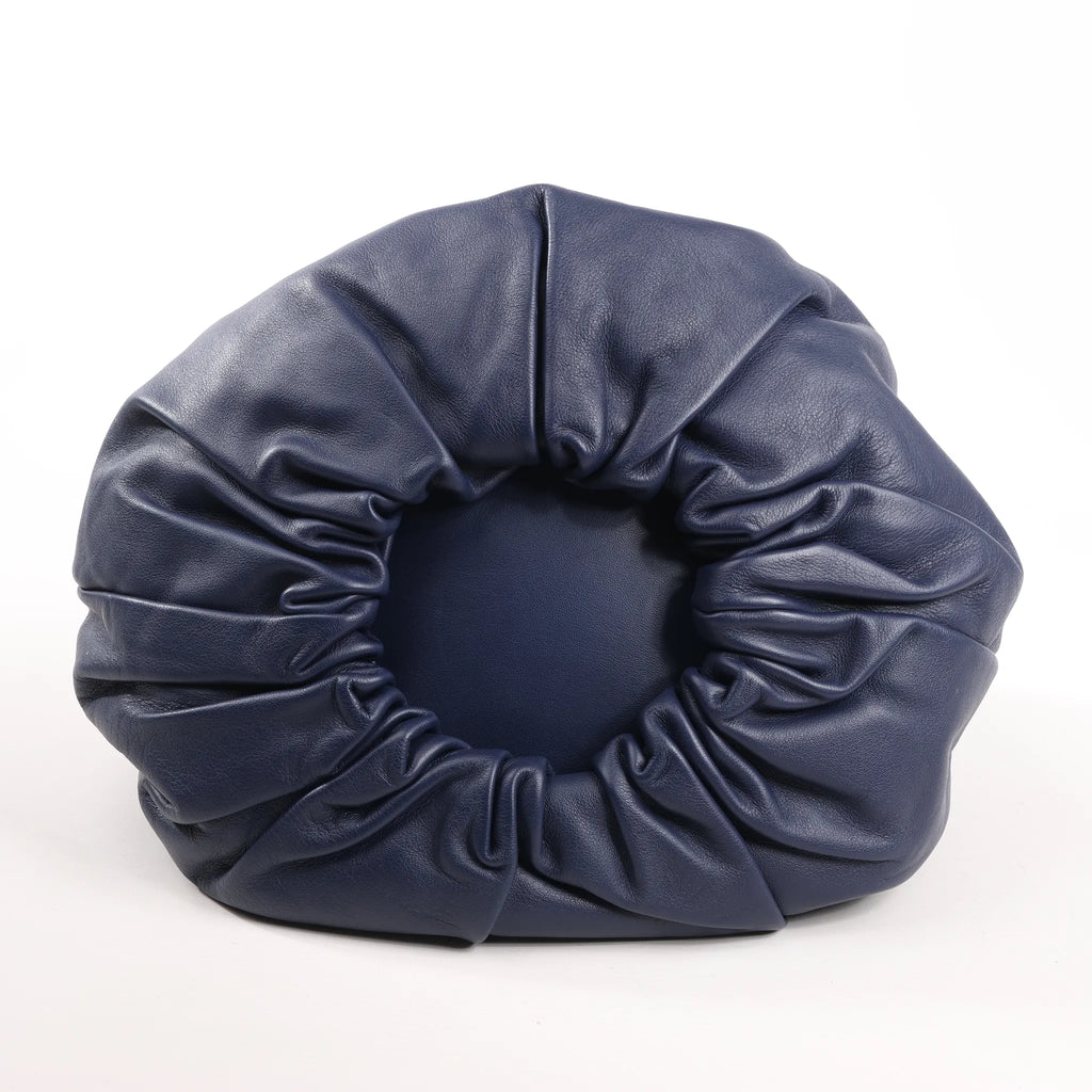 LOEWE Bounces Leather Handbag in Navy Blue