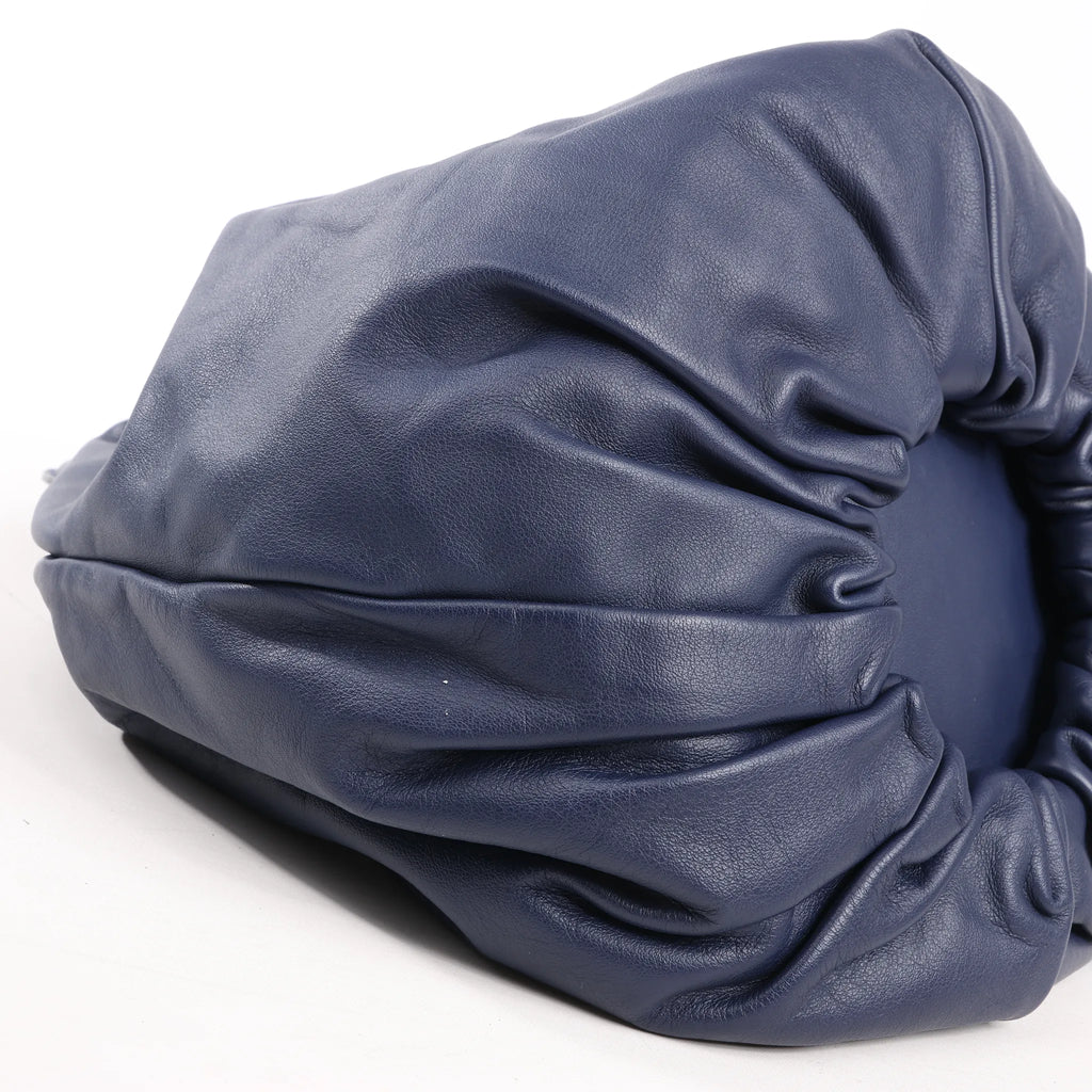 LOEWE Bounces Leather Handbag in Navy Blue