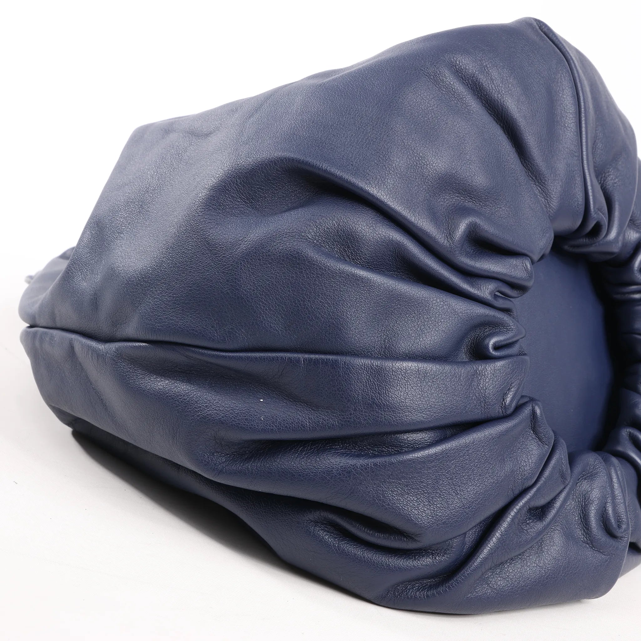 LOEWE Bounces Leather Handbag in Navy Blue