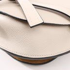 LOEWE Gate Soft Grain Leather Mini Crossbody Bag Beige