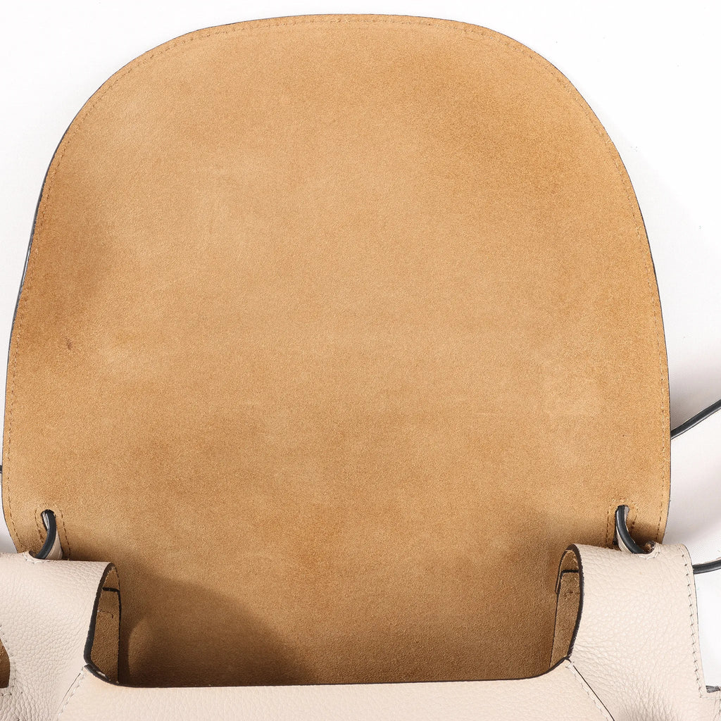 LOEWE Gate Soft Grain Leather Mini Crossbody Bag Beige
