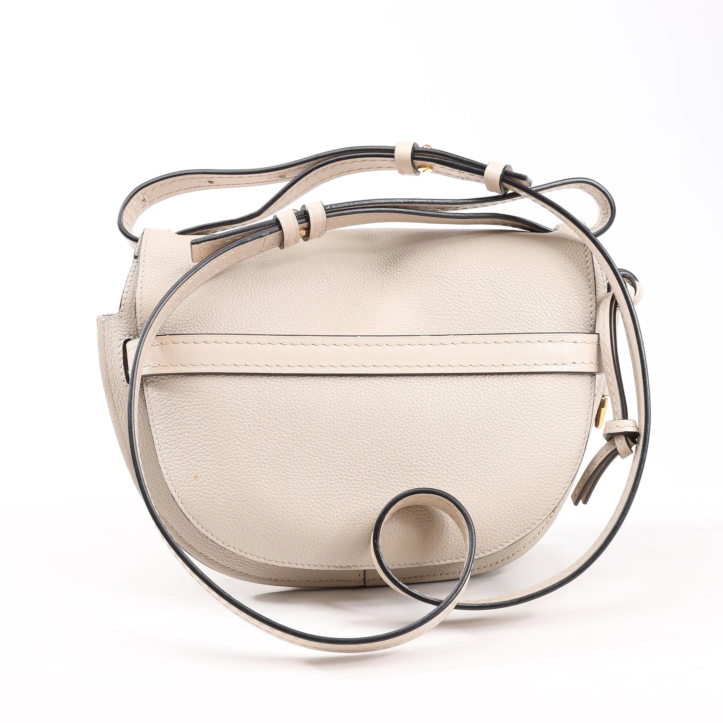 LOEWE Gate Soft Grain Leather Mini Crossbody Bag Beige