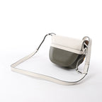 LOEWE Gate Small Crossbody Bag in White x Green