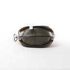 LOEWE Gate Small Crossbody Bag in White x Green