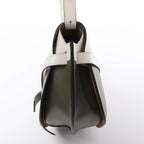 LOEWE Gate Small Crossbody Bag in White x Green